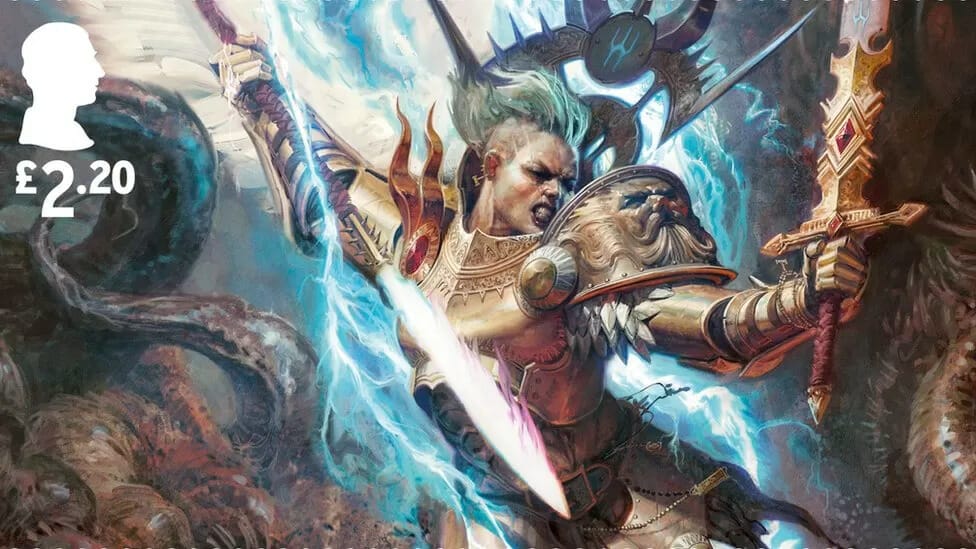 Warhammer Age of Sigma Royal Mail stamp