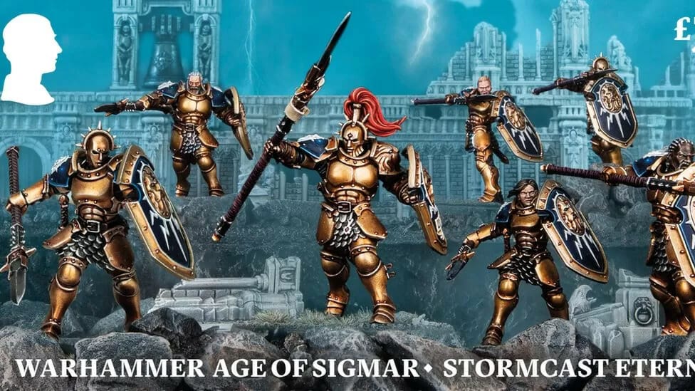 Warhammer Age of Sigma Royal Mail stamp