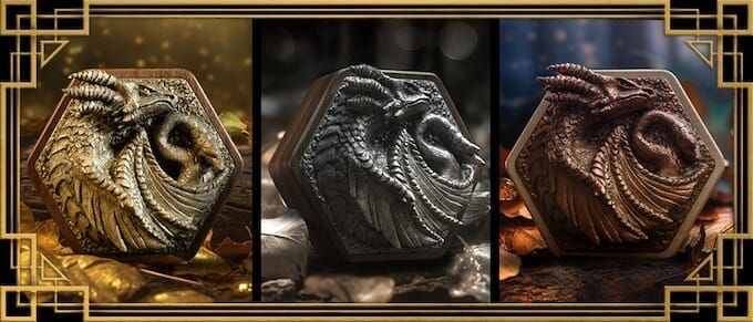 Dragon dice box