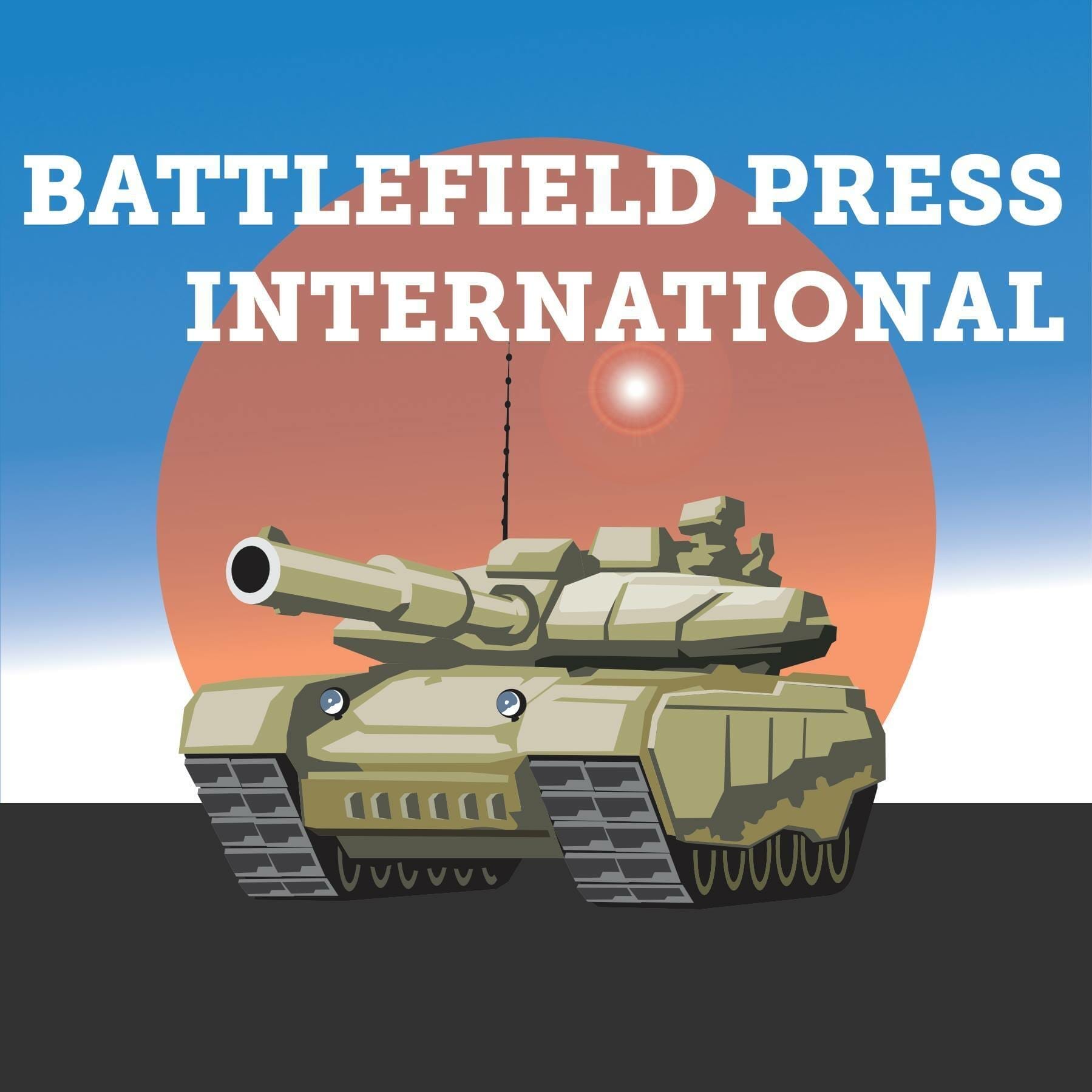 Battlefield Press International showing tank logo