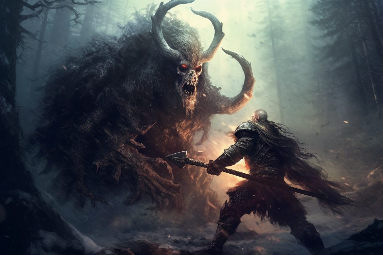Viking v death metal monster