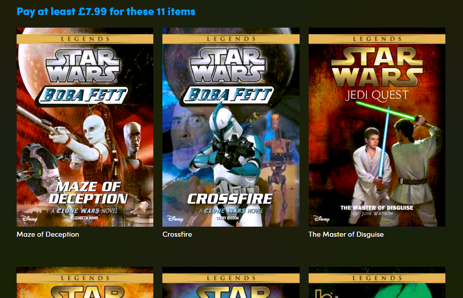 Kobo and Humble offer impressive Star Wars ebook deal
