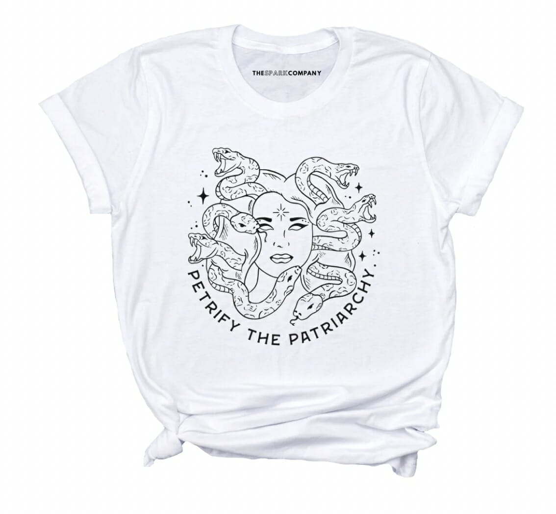 These Medusa 'petrify the patriarchy' tees from Spark are inspired [10% ...
