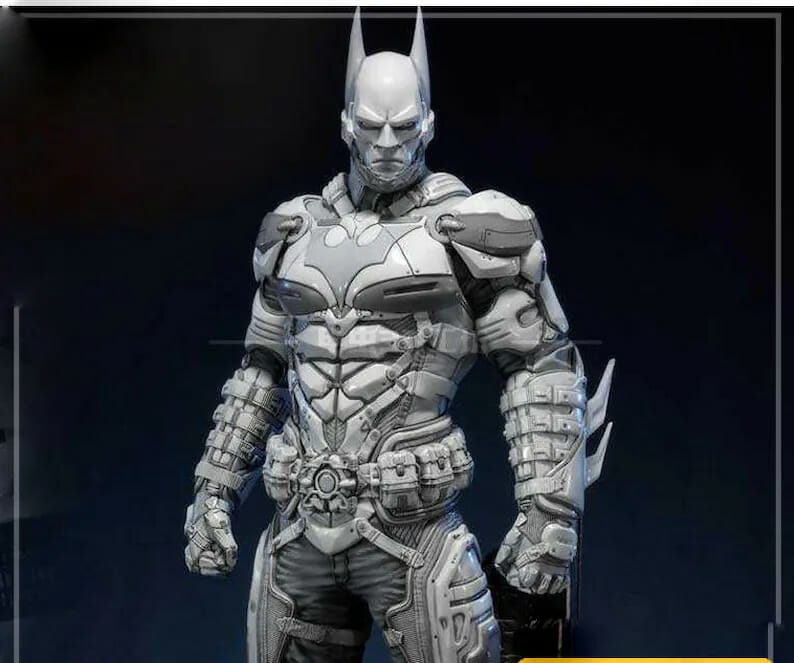 Batman in battle armour
