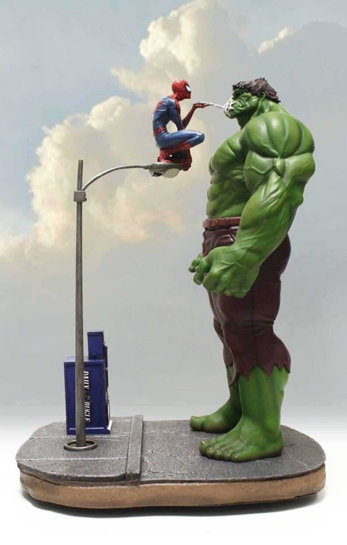 Towering Hulk unimpressed with cheeky face of webbing