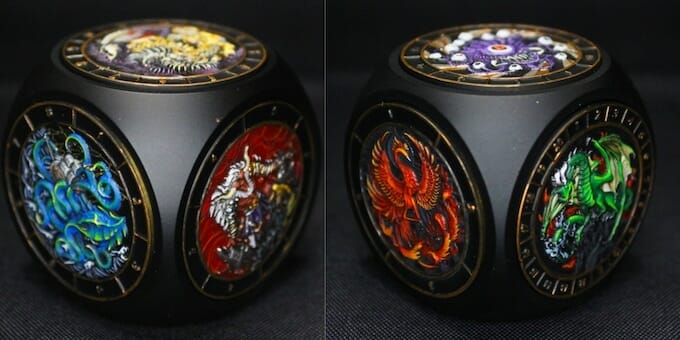 Colourful Lord of the Dice spinner