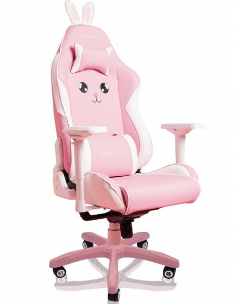 Pink bunny gaming chair