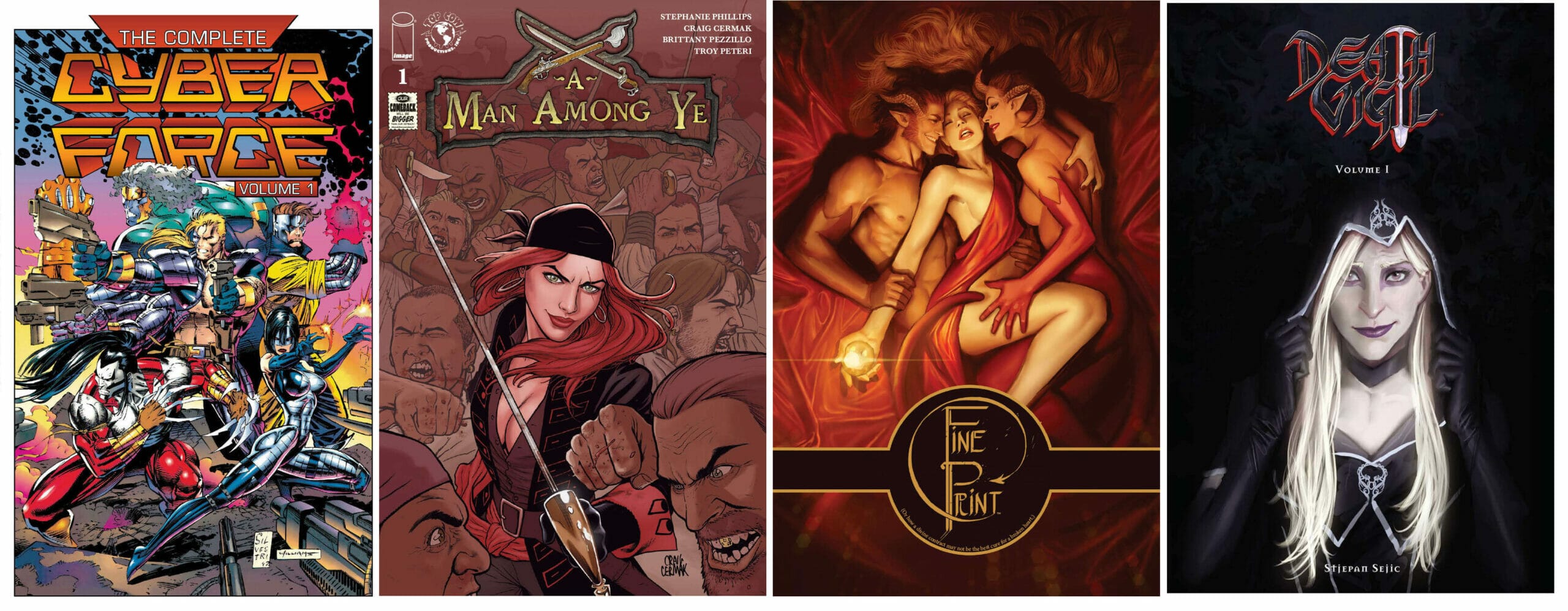 Four Top Cow covers 