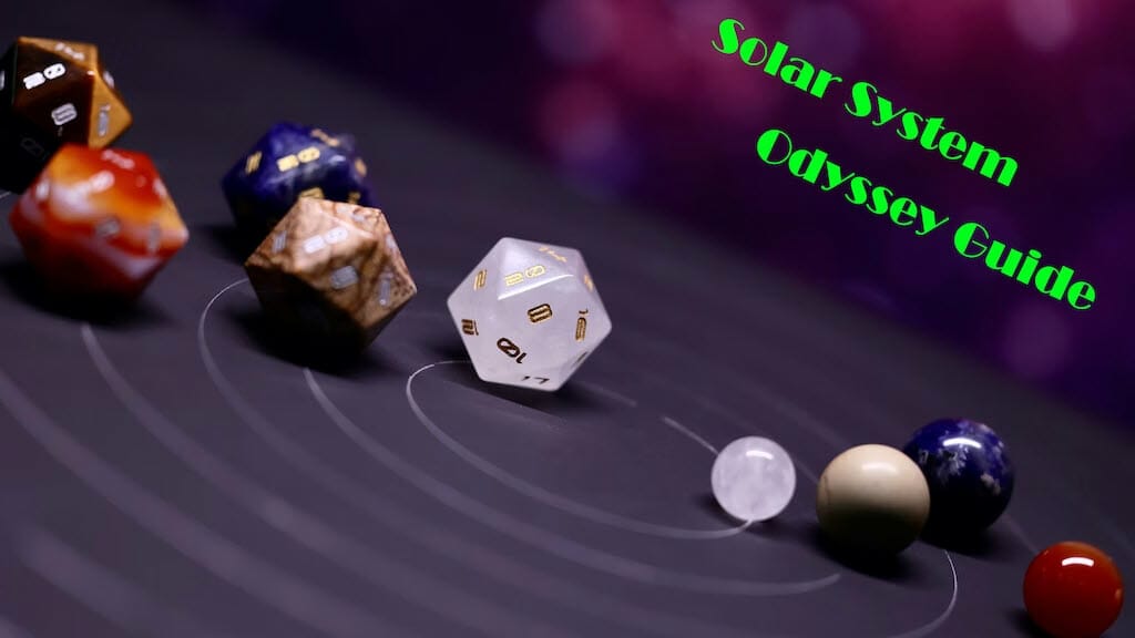 Solar System Odyssey Guide - Tabletop Game Dice Set