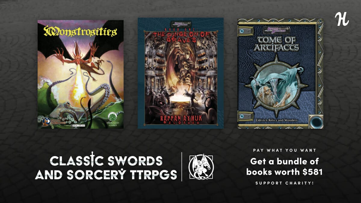 Classic Swords & Sorcery TTRPG banner