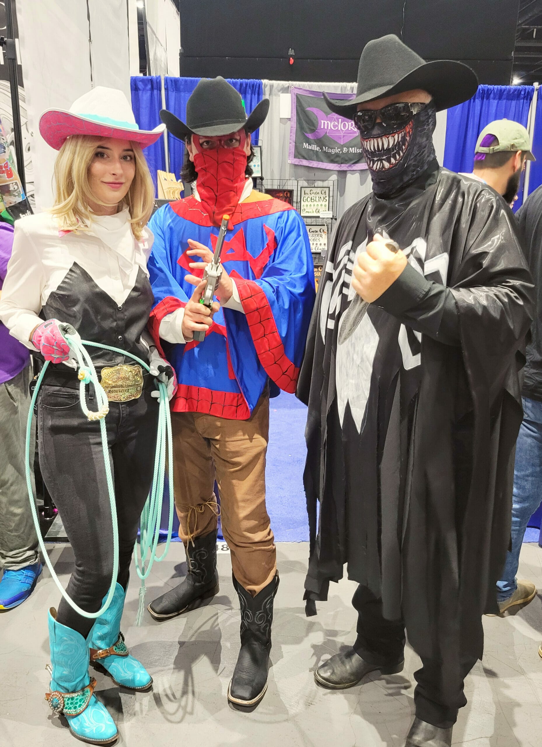 Cowboy Spider-Man Family