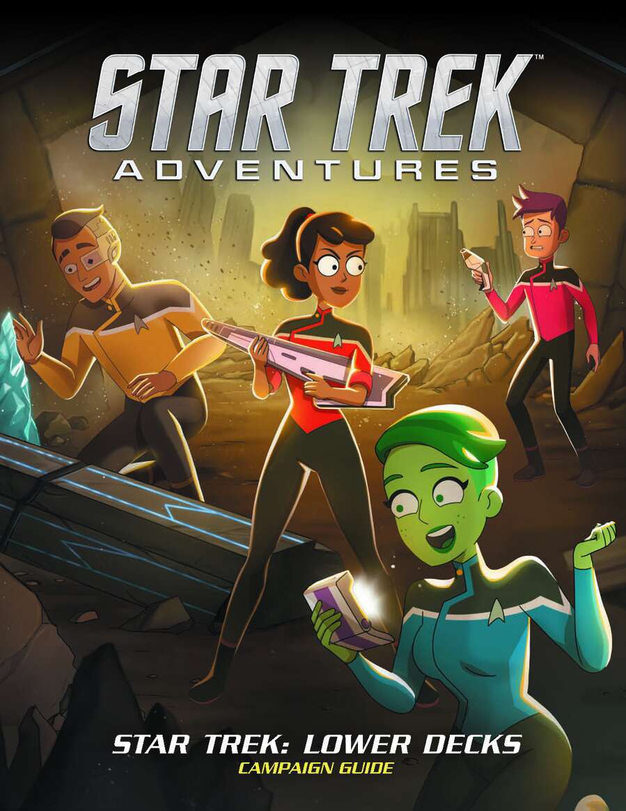Star Trek: Lower Deck characters on adventure (cover)