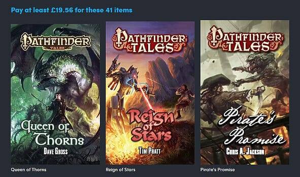 Pathfinder Tales tier 3 offer