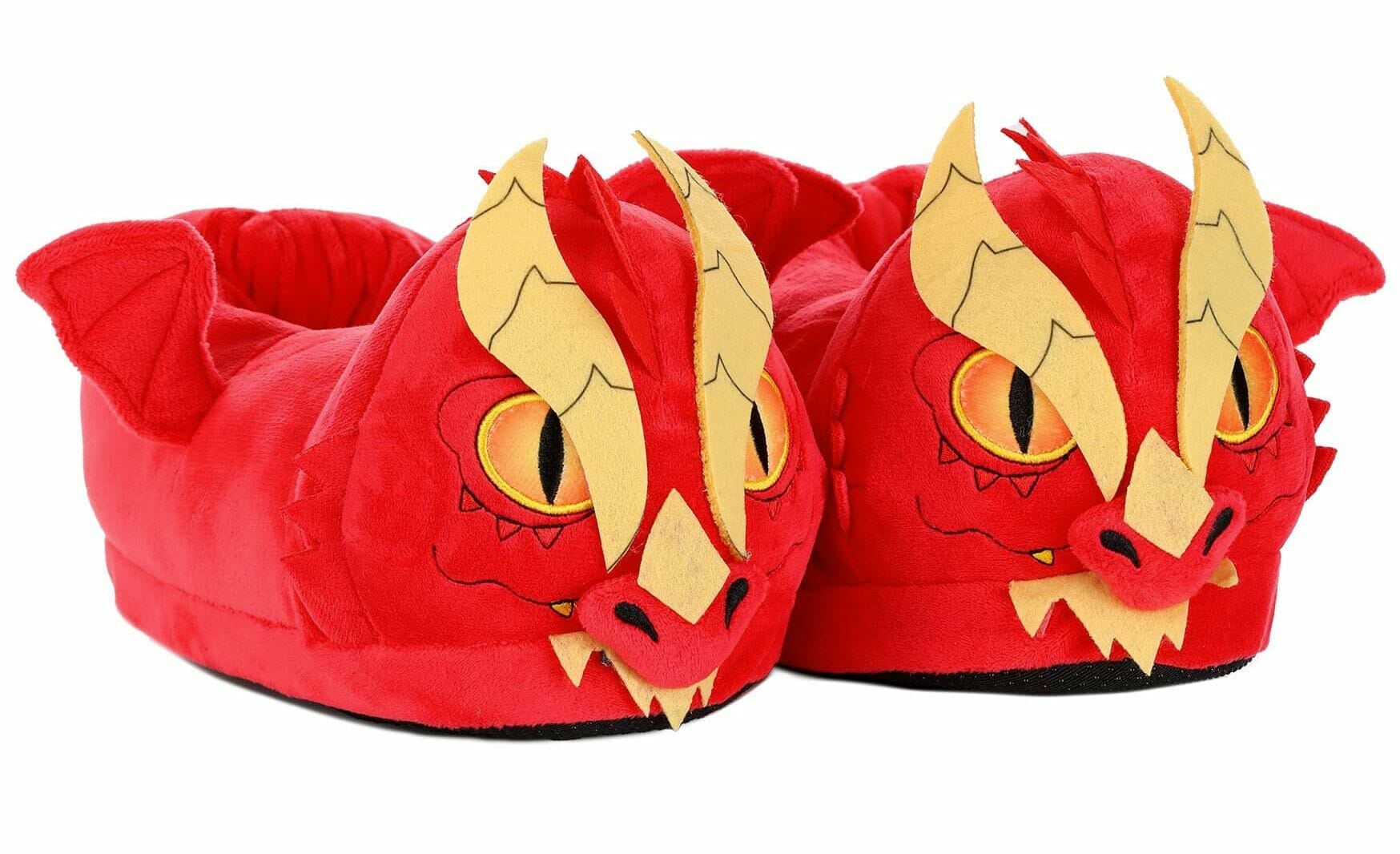 Red dragon slippers