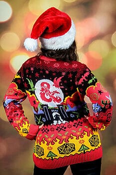 Dungeons & Dragons ugly Christmas sweater
