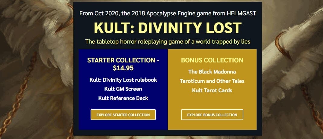 Kult: Divinity Lost tiers