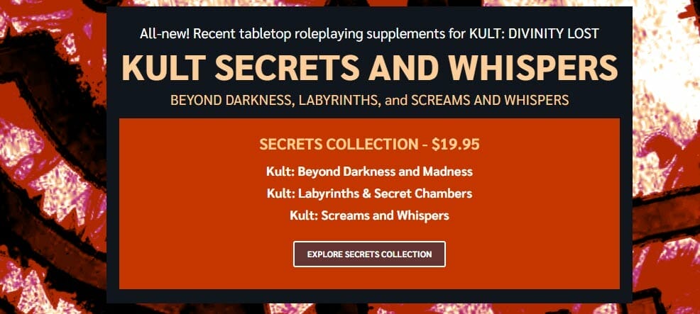 Kult Secrets and Whispers