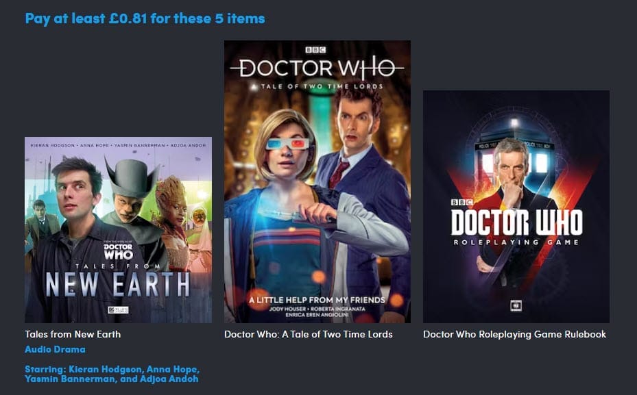 Doctor Who £0.81