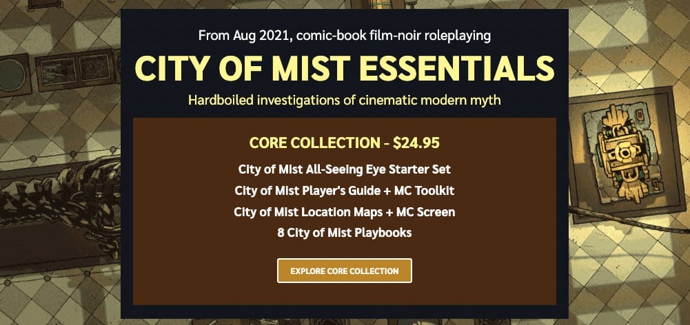 CIty of Mist Essentials core collection