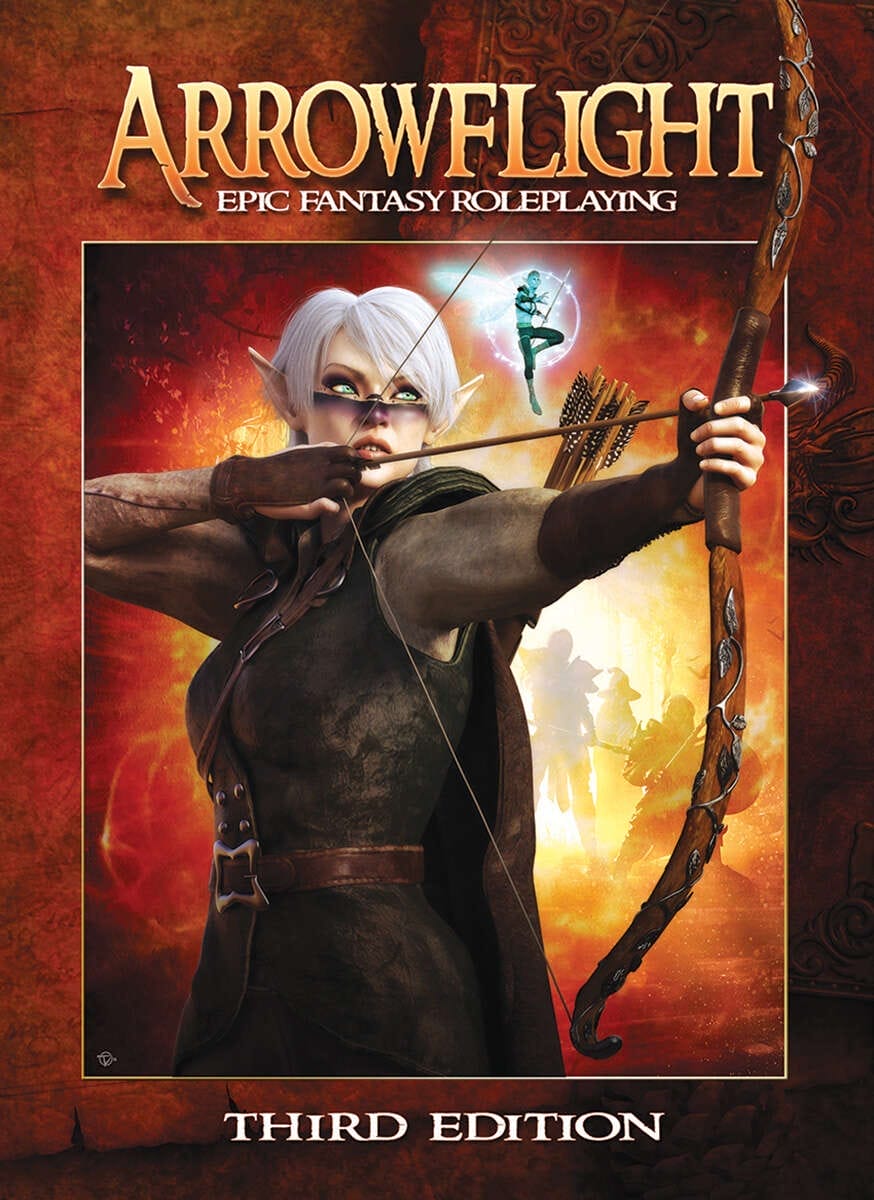 Arrowflight - elf archer with fairy cover