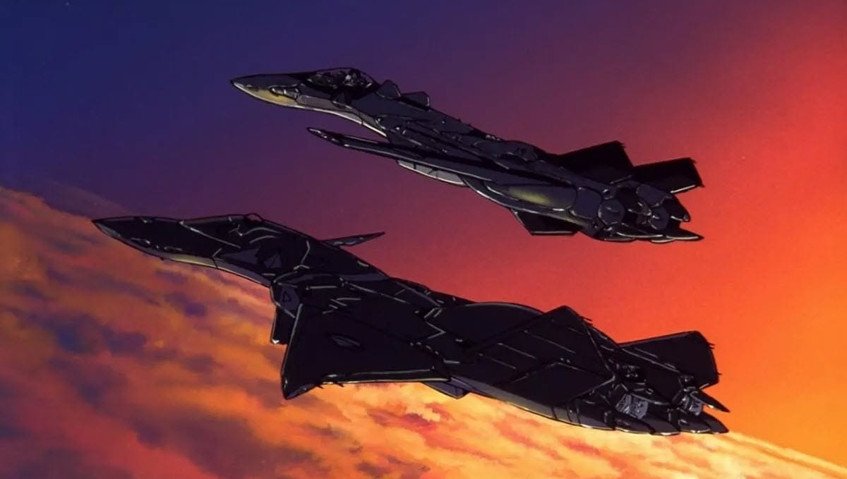 Macross Plus (Movie Edition) fighter craft