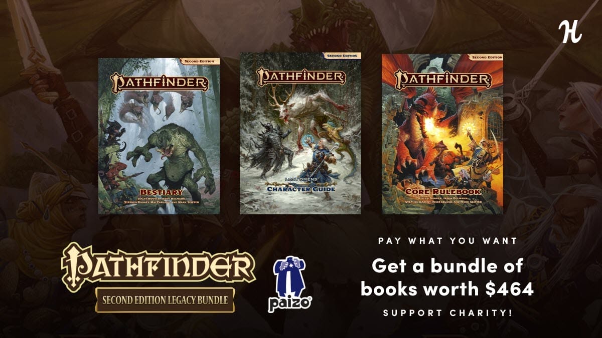 Everything you need for Pathfinder 2e The bundle offer
