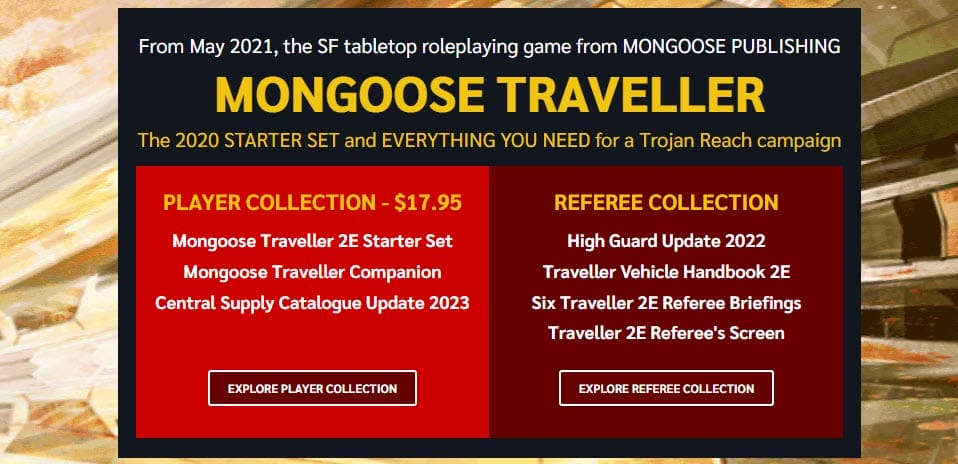 Mongoose Traveller tiers
