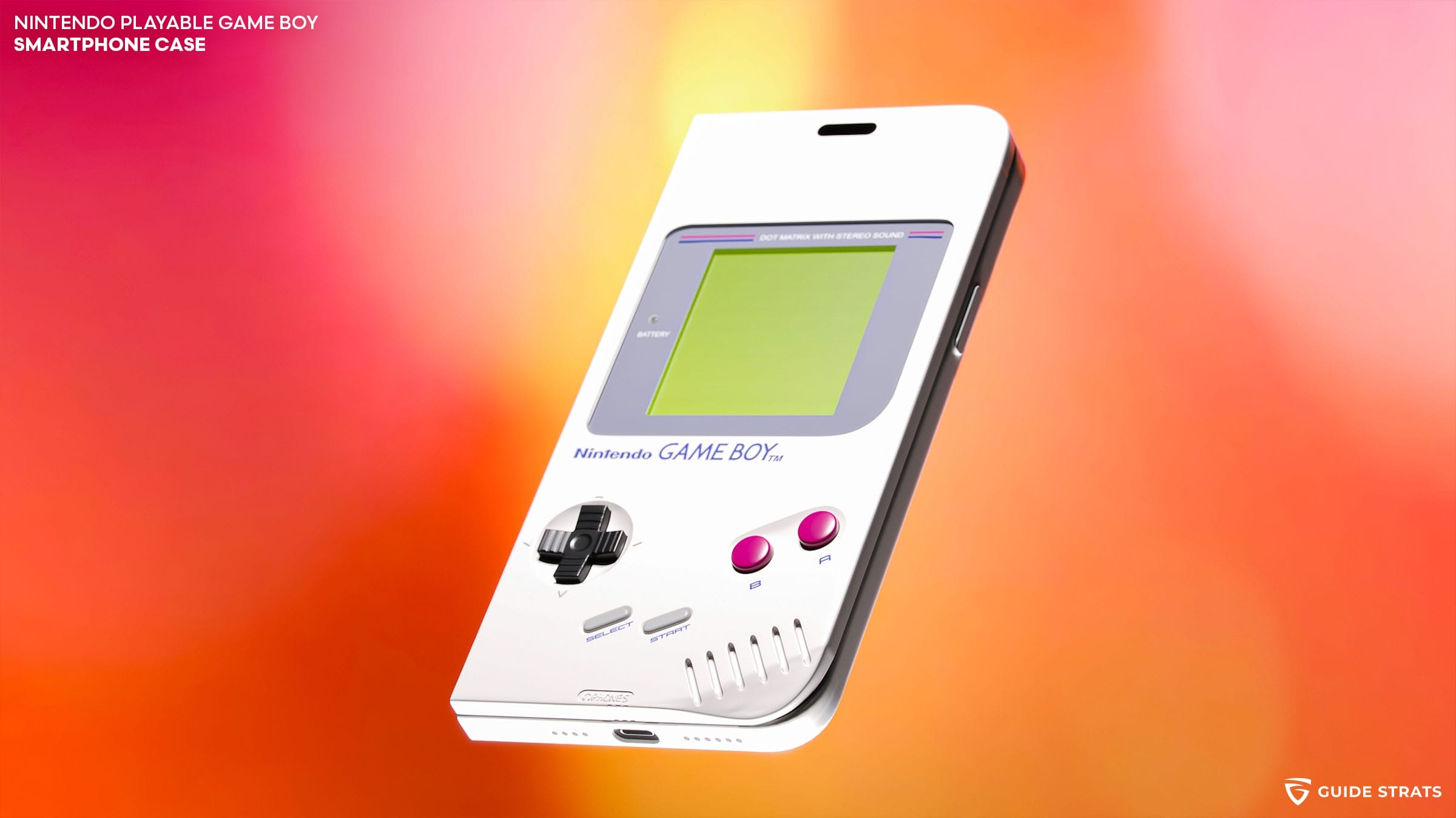 Nintendo Playable Game Boy Smartphone Case