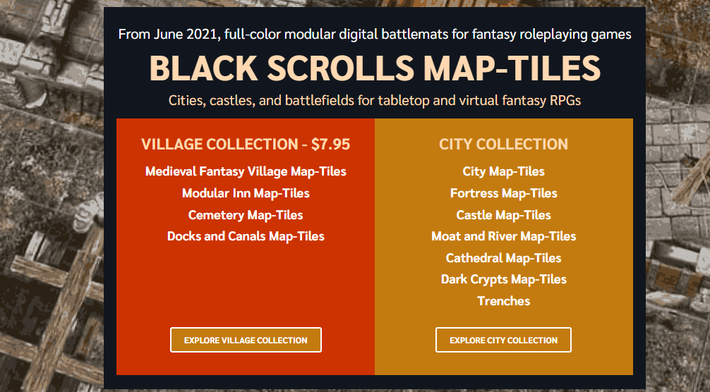 Black Scrolls map-tiles