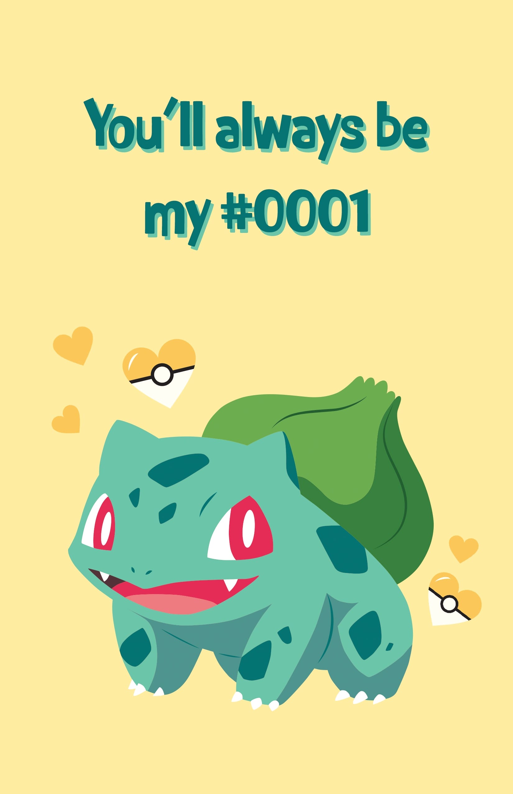Bulbasaur Valentine's