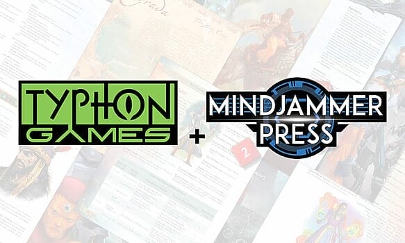 Typhon Games + Mindjammer logos merger