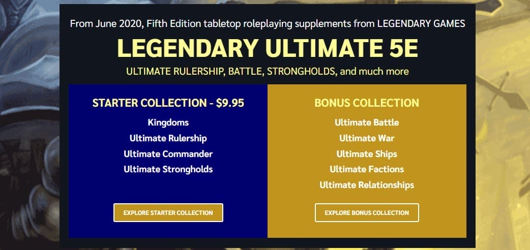 Legendary Ultimate 5e