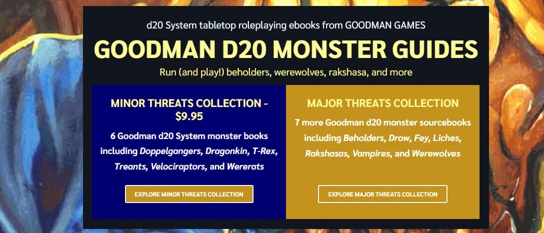 Gooodman d20 Monster Guides