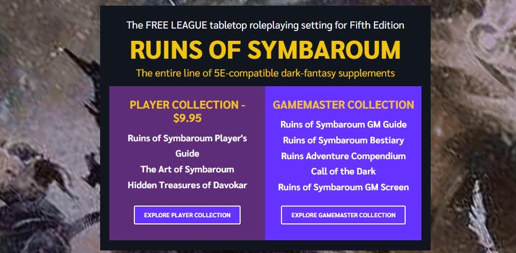 Ruins of Symbaroum tiers