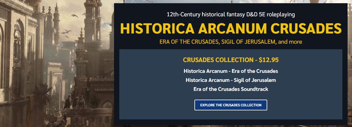 Historica Arcanum Crusades offer