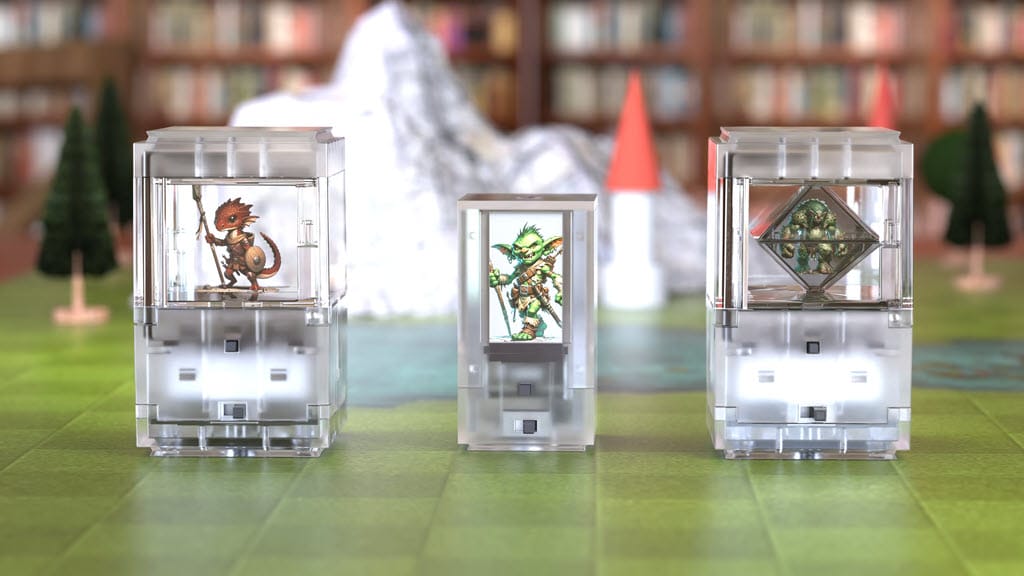 DIMI: The Digital Display Cube for Your Custom Miniatures