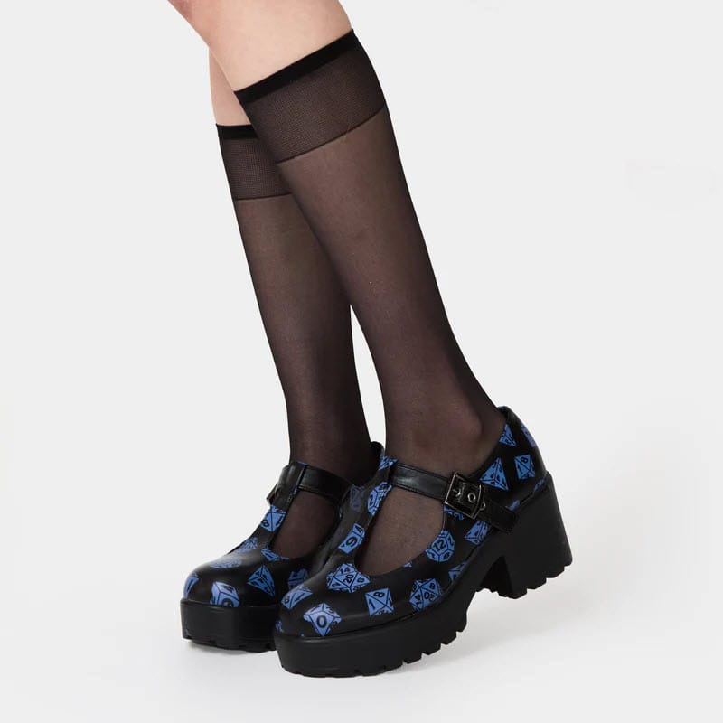 Sai Black Mary Janes 'Saving Throw Editions'