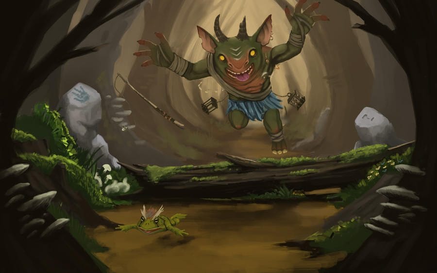 Goblin Frog Hunter by Warmics
