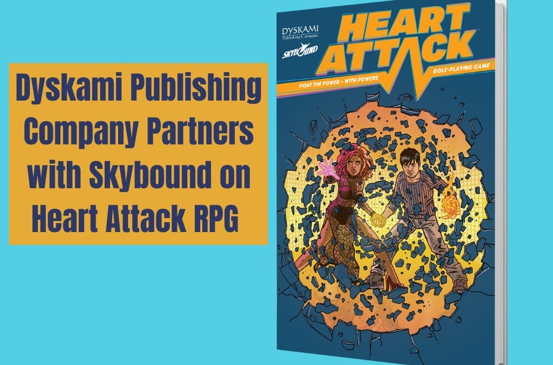 Dyskami Publishing Company partners with Skybound on Heart Attack TTRPG