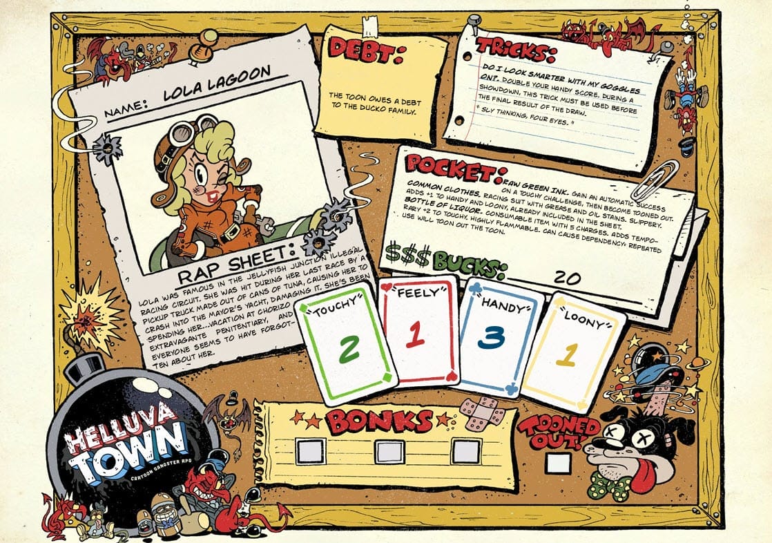 Luna Lagoon character sheet