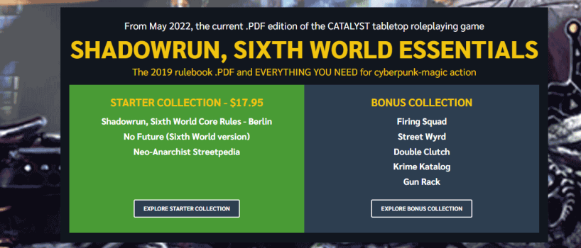 Shadowrun, Sixth World Essentials