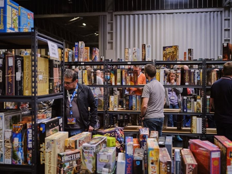 People browsing board games