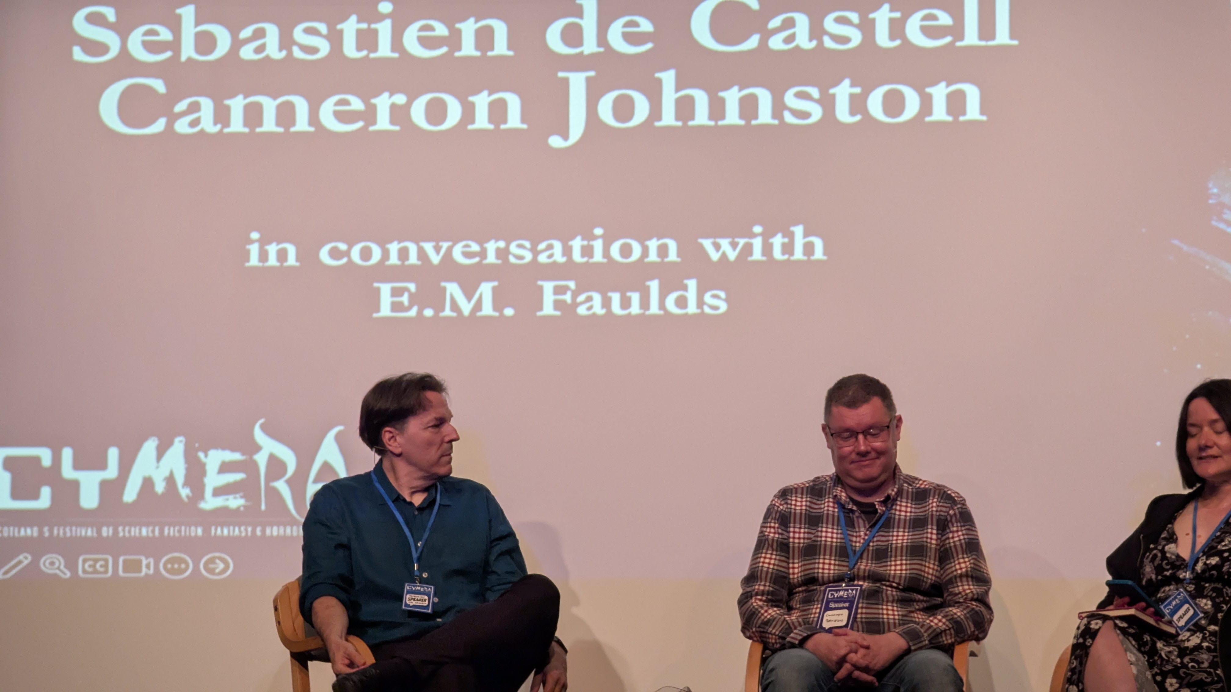 Sebastien de Castell and Cameron Johnston
