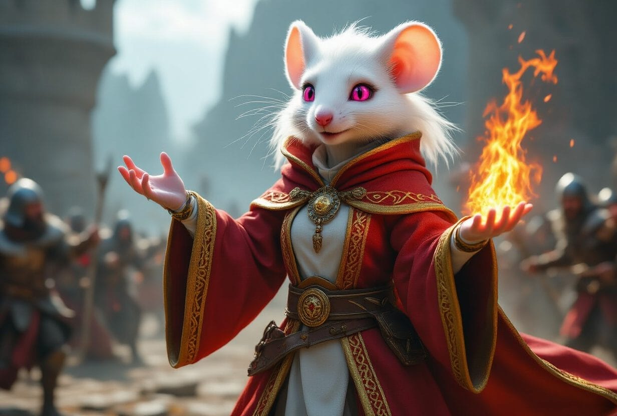 Mouse-person wizard