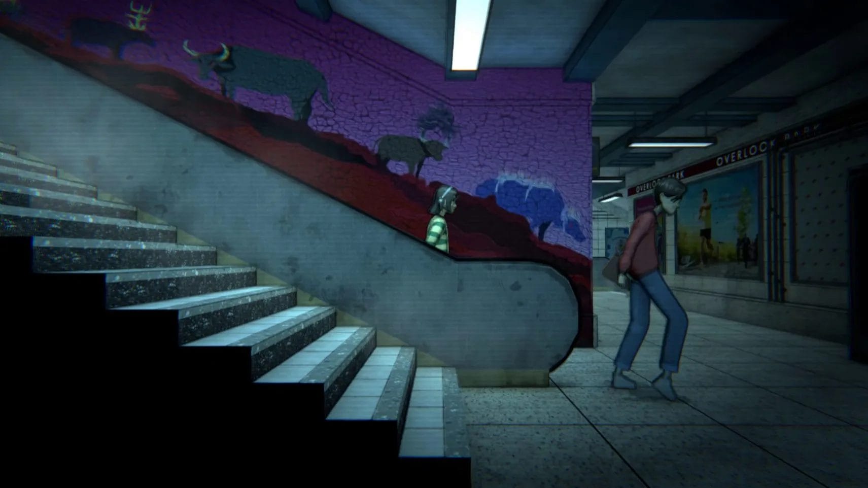 Stuck in the Present: Station stairs