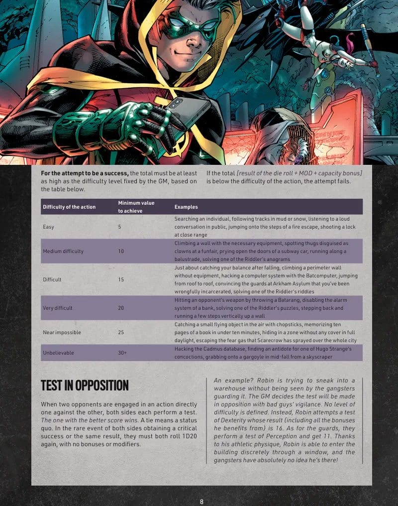 Batman layout example page