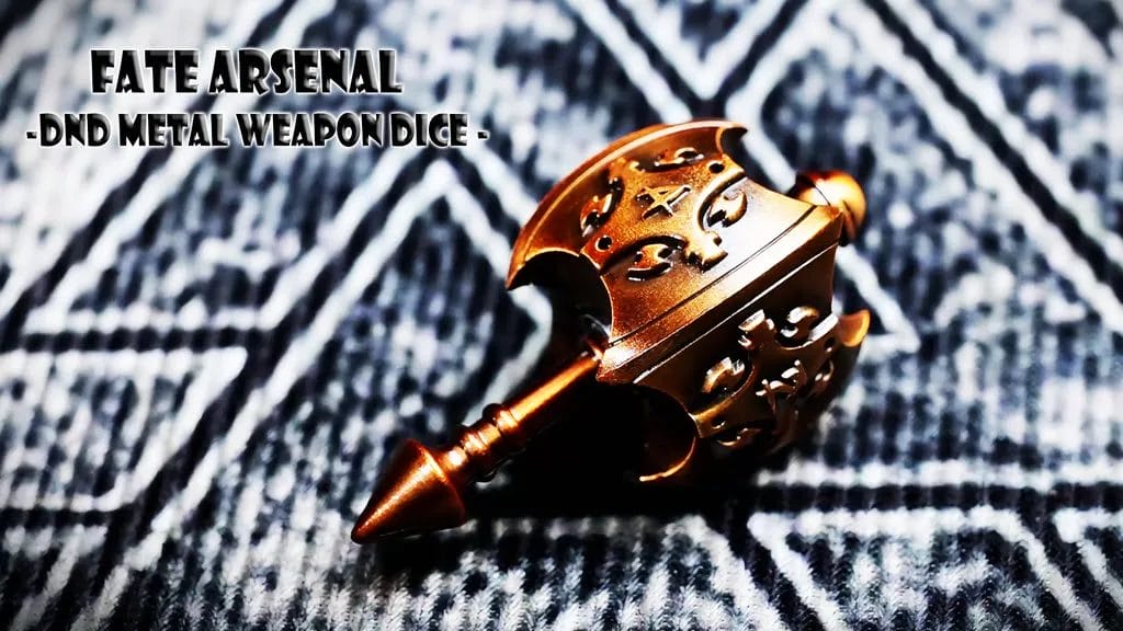 Fate Arsenal - DND Metal Weapon Dice