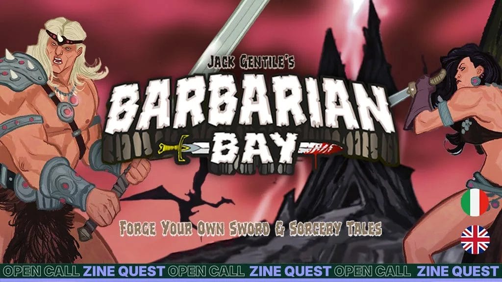 Barbarian Bay - Low-prep Sword & Sorcery RPG Zine from Nigredo Press 