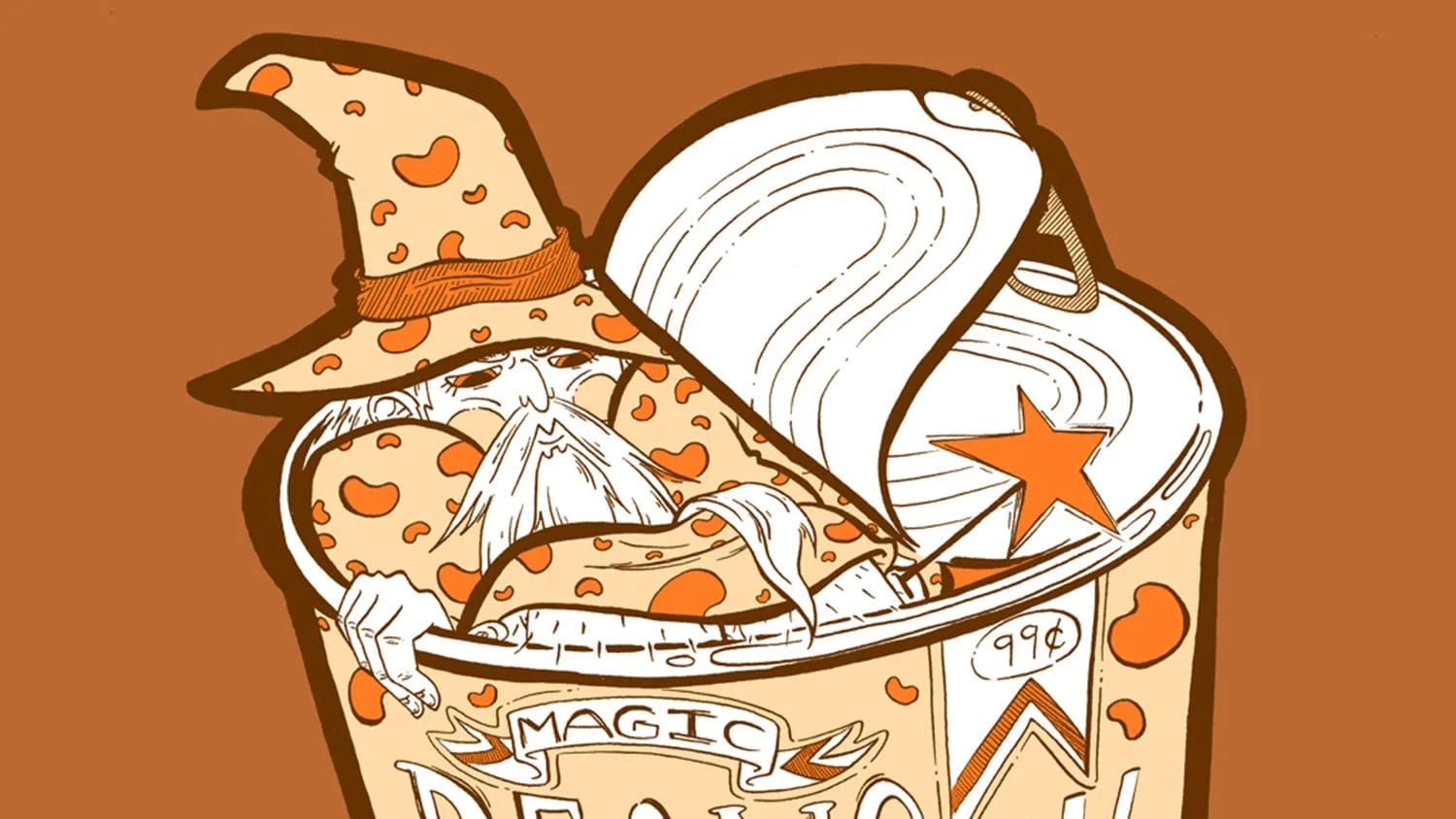 a Wizard Stuck in a Can of Beans