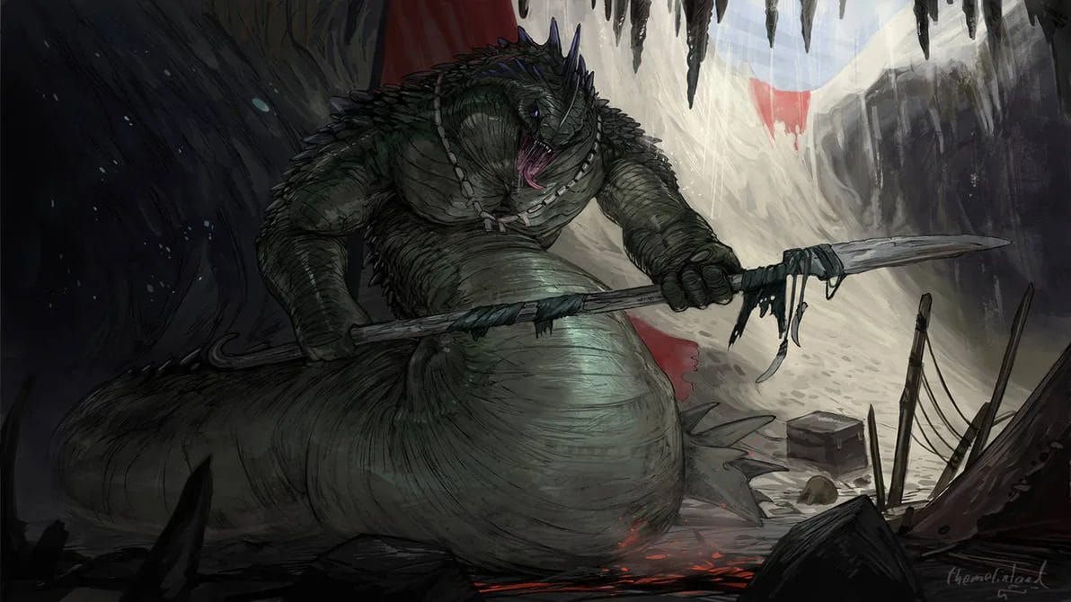 Cave Nagas by ThemeFinland